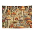 thumbnail image 5 of BCIIG Mushrooms Alex Grey Psychedelic Art Tapestry Wall Hanging Unique Style Graphic Tapestries Home Wall Decor for Living Room Bedroom Apartment Farmhouse Dorm 60x50inch, 5 of 6