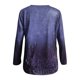 thumbnail image 5 of Camiseta de manga larga con cuello en V para mujer de moda Blusa con estampado de otoño Tops Fridja  hj4718, 5 of 5