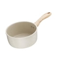 thumbnail image 1 of Partita de leche pequeña Cacerpana de madera Manja de gachas de cocción Sopa de sopa más cálida para el dormitorio de campamento de viajes 16 cm con vaporizador, 1 of 8
