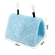 thumbnail image 5 of Hamaca de loro de peonía, nido de pájaro, hamaca de felpa suave y cálida, jaula colgante, tienda de campaña para pájaros, cama cálida de invierno para loros, bolsa de juguetes para mascotas, cama de, 5 of 8