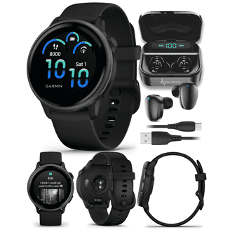 Garmin Forerunner 265 Music GPS Running Smartwatch, Whitestone