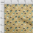 thumbnail image 1 of oneOone Cotton Flex Light Orange Fabric Circle Geometric Craft Projects Decor Fabric Printed By The Yard 40 Inch Wide, 1 of 4