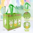 thumbnail image 3 of Happy Easter Egg Hunt Bags Easter Bunny Carrot Chick Egg Gift Bags with Handles, Easter Treat Bags, Non-Woven Easter Bags for Gifts Wrapping, Egg Hunt Game, Easter Party Supplies, 3 of 4