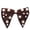 Coffee, variant on Men Polyester Beads Oversize Bow Tie Wedding Party Tuxedo Business Big Bow Tie
