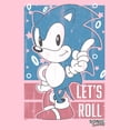 thumbnail image 2 of Girls Sonic the Hedgehog Let's Roll Distressed T Shirt, 2 of 4