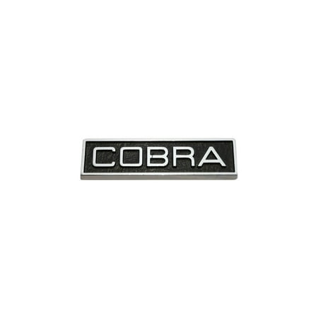 - MACs Auto Parts 44-42859 - Mustang Fastback Cobra Roof Side Nameplate without Snake