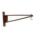 thumbnail image 4 of Estantes de pared de madera con soporte rústico para , colgador de pared para lámparas colgantes, apliques, campanillas de viento, sala de esta, 4 of 9