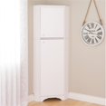 thumbnail image 2 of Wright Home Armoire de Rangement d'Angle Moderne en Bois Manufacturé à 2 Portes en Blanc, 2 of 5