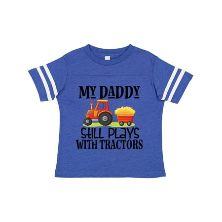 

Inktastic Farming Daddy Plays with Tractors Gift Toddler Boy or Toddler Girl T-Shirt