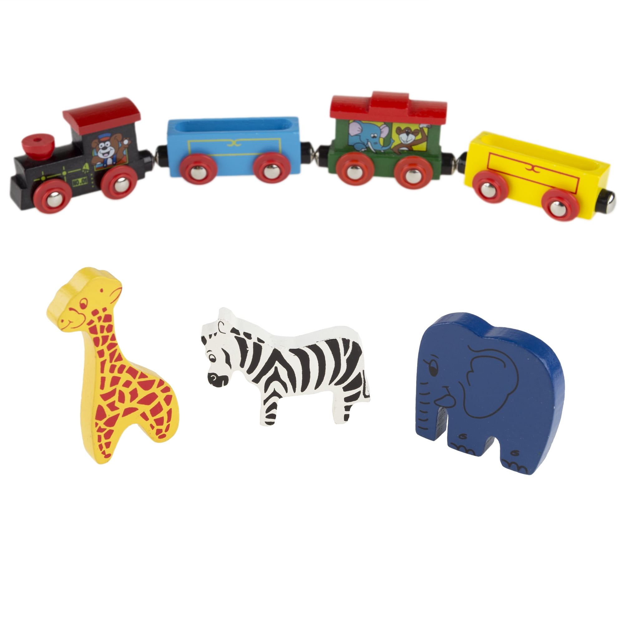 hey play wooden train set