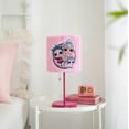 thumbnail image 2 of LOL Surprise Soft Plush Kids Bedroom Table Stick Lamp Light, Plug-In, 15", Pink, Metal Base, 2 of 3