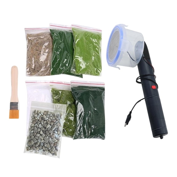 Colcolo Static Grass Applicator Mini Static Grass Flocking for DIY Landscape Diorama