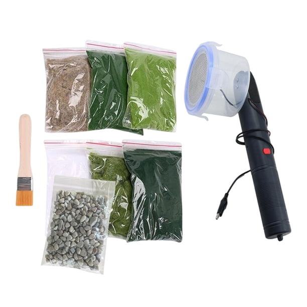 Máquina de césped estático, máquina de flocado estático, Kits de flocado para diseño