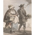 thumbnail image 2 of Paul Sandby 12x14 Gold Ornate Wood Frame and Double Matted Museum Art Print Titled - London Cries; ‘Do You Want Any Spoons.’ (ca. 1759), 2 of 4