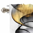 thumbnail image 4 of Farmhouse Curtain Valances Set Watercolor Red Eucalyptus Leaves Rustic Botanical Kitchen Curtains 36&nbsp;inch Length Rod Pocket Valance and Tiers 3 Piece Set Small Bedroom Bathroom Laundry Decor, 4 of 9