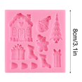 thumbnail image 4 of Pastel de Navidad Plantillas de silicona 3D Casa del árbol de Navidad Regalo Molde de pastel de azúcar de silicona Wmkox8yii FHAKJF3654, 4 of 9
