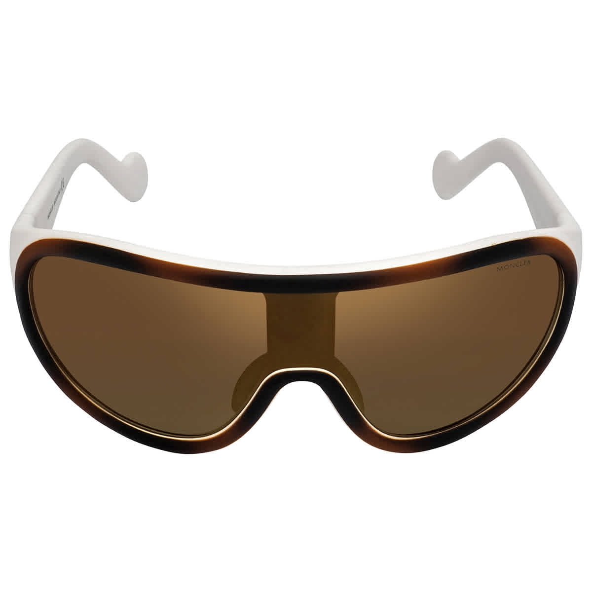 Moncler Brown Mirror Shield Unisex Sunglasses ML0047 52G 00 