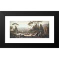 thumbnail image 2 of Willem Johannes Martens 18x10 Black Modern Framed Museum Art Print Titled - Fete to Tivoli, 2 of 5
