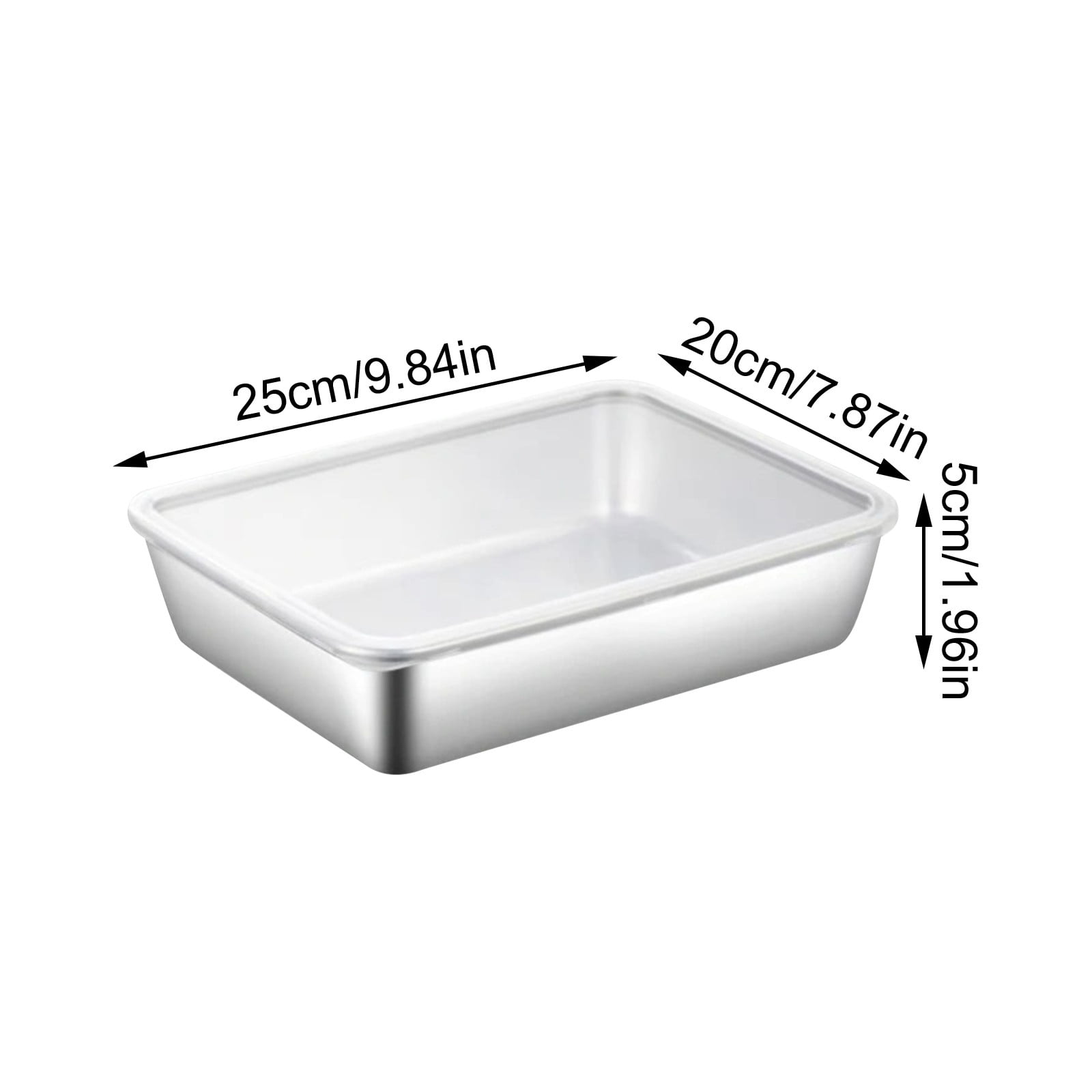 Stainless Steel Containers for Food Storage, Airtight Lid-Equipped Stackable Vessels, Thickened Durable Build for Refrigerator Produce, Leftover Meals, and Freezer Or Pantry