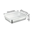 thumbnail image 3 of Airtight Containers for Food Storage, Stainless Steel Stackable Kitchen Holders, Thickened Durable design for Refrigerator Produce, Leftover Meals, and Freezer Or Pantry, 3 of 9