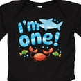 thumbnail image 4 of Inktastic I'm One First Birthday Shark and Crab Boys or Girls Long Sleeve Baby Bodysuit, 4 of 5