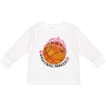 thumbnail image 3 of Inktastic Basketball Princess Tiara Girls Long Sleeve Toddler T-Shirt, 3 of 5
