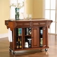 thumbnail image 7 of STAINLESS STEEL TOP KITCHEN CART/ISLAND IN CLASSIC CHERRY FINISH, 7 of 7