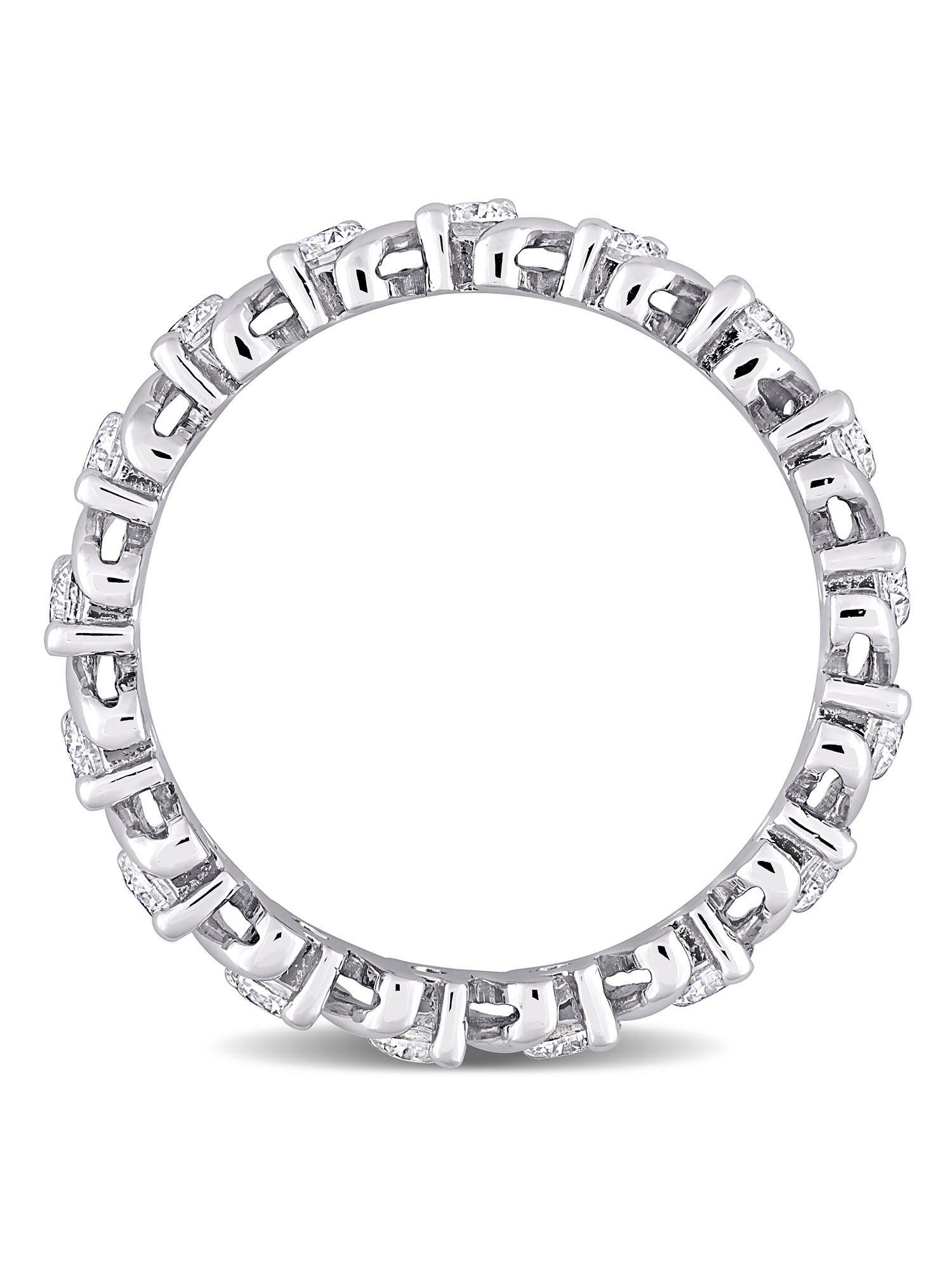 Everly Women's Moissanite Sterling Silver Ring