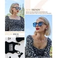 thumbnail image 4 of KALIYADI Gafas de sol clásicas para mujer, estilo retro, de gran tamaño, protección UV, 4 of 4