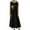 Black, variant on IROINNID Women's Sleeveless Shift Dress Round Neckline Dresses Summer Casual Pocket Vacation Beach Long Dress Strapless Print Dress