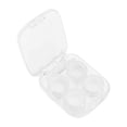 thumbnail image 2 of Unique Bargains 1 Set Contact Lens Case Rectangular Clear Lens Storage Case White, 2 of 5