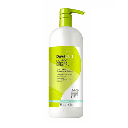 DevaCurl No-Poo Original Zero Lather Conditioning Cleanser, 32 oz
