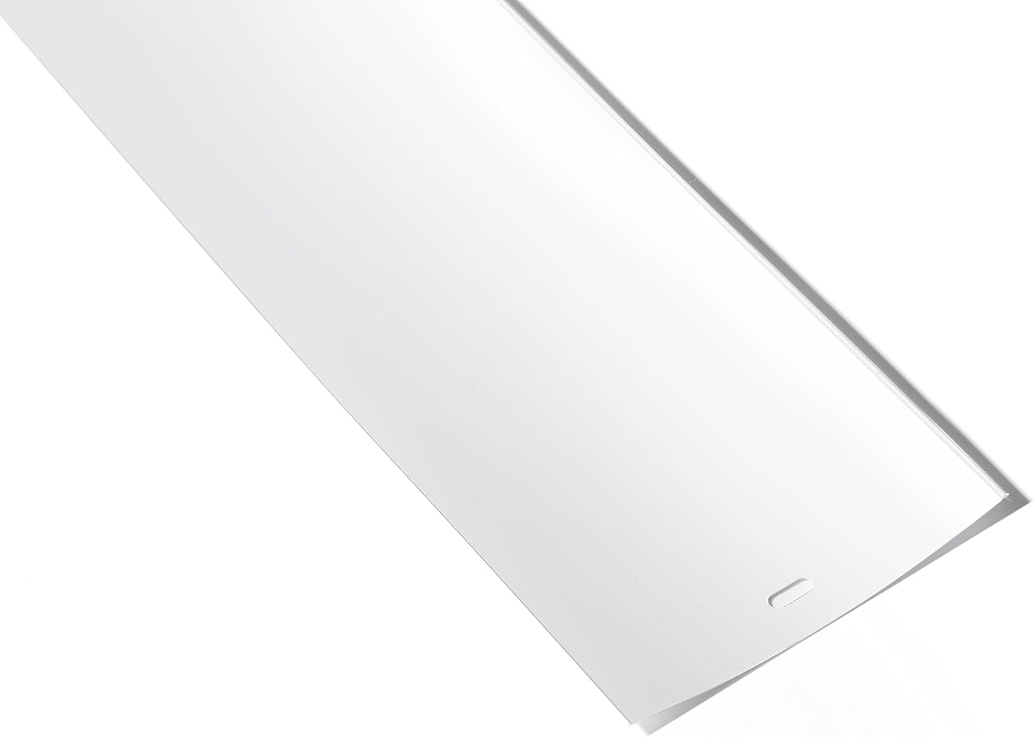 White Vertical Blinds Replacement Slats, for Doors and Windows. Easy Install Standard Replacement, 82.5” Long (2)