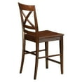 thumbnail image 3 of Quincy X-Back Counter Height Dining Chair with Wooden Seat - Set of 2, 3 of 5