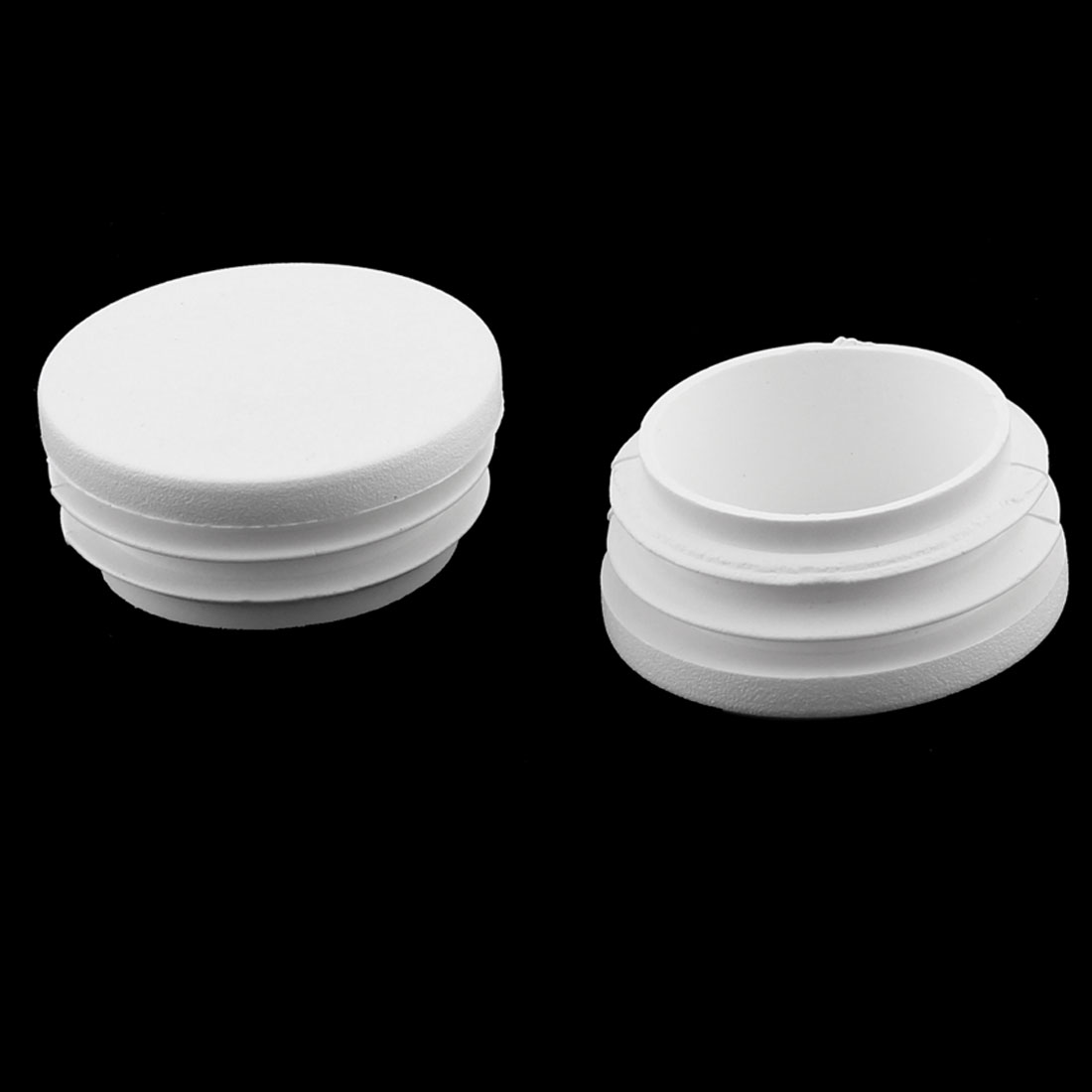 Furniture Table Chair Feet Leg Plastic Tube Insert End Cap White 20 Pcs