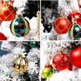 thumbnail image 4 of Adorno de pino navideño de 6 cm, bola colgante para árbol de Navidad, adornos de bolas rojas, verdes y doradas, decoración de Año Nuevo, 4 of 5