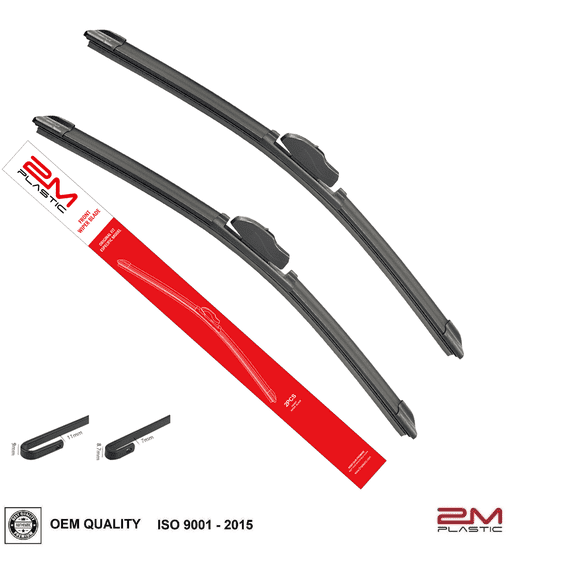 Front Wiper Blades 26" 16" Premium Windshield All-Season OEM Quality For J-Hook Arms
