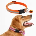 thumbnail image 3 of Nuevo Collar perros y gatos, Collar con reflectante anti-pérdida, Collar intermitente para perros y gatos, suministros - naranja SM SunniMix Collar luminoso, 3 of 8