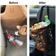 thumbnail image 6 of Yuyamidu Fire Wolf Car Trash Bag for Front Seat, Back Seat, Headrest American Flag Car Garbage Bags Accessory Foldable Auto Garbage Bag Holder for Cars SUVs Vans, 6 of 7