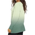 thumbnail image 5 of ClodeEU Womens Lightweight V Neck Long Sleeve T-Shirt ,Soft Casual Slim Fit Tops A-Army Green,Womens Plus M, 5 of 7