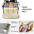 thumbnail image 6 of Novusopt Large Capacity Insulated Baby Bottle Pocket Disposable Diaper Bags 1, 6 of 8