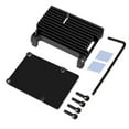 thumbnail image 4 of Pi 4B Armors Case Aluminium Alloy Shell Double Fan Cooling Heatsink for Raspberry Pi4B Optimals Heat Dissipation, 4 of 6