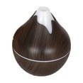 thumbnail image 2 of Silent Large Mist Humidifier, Wood Grain Vase Design, Home/Office/Indoor, Night Light, 200ML Capacity, 5V Voltage, 2W Power, 30-40m虏 Area, Colorful Lighting, Humidification/Purification/Decoration, 2 of 4