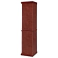 thumbnail image 6 of Appledale 6-shelf Corner Curio Display Cabinet Medium Brown, 6 of 11
