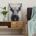 thumbnail image 5 of Qisvanset Highland Cow Canvas Wall Art 15.75x11.81 Inches, 5 of 8