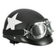 thumbnail image 1 of Protector solar Casco de seguridad UV Casco de motocicleta Mujeres Hombres con gafas (Negro), 1 of 8