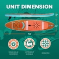 thumbnail image 4 of HHSJZWCY 10'Inflatable Stand up Paddle Board for Adults Youth, Lightweight & Portable SUP with Premium Accessories, Yoga, Fishing & Touring, 4 of 8