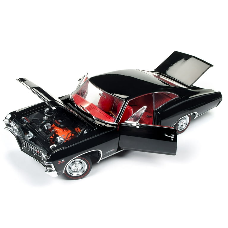 ミニカー 1967 Chevy Impala SS 1967 Chevrolet Impala SS Green and White with White Interior
