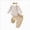 A185-Khaki, variant on Preemie Newborn Infant Baby Girls Clothes Ribbed Bodysuit Preemie Baby Suit Newborn Crawling Suit Long Sleeved Thin Coat Infant And Toddler Clothing 18-24 Months