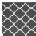 thumbnail image 5 of SAFAVIEH Montauk Nelson Geometric Cotton Area Rug, Dark Grey/Ivory, 8' x 10', 5 of 6